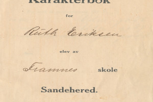 Bilde av Karakterbok fra 1915